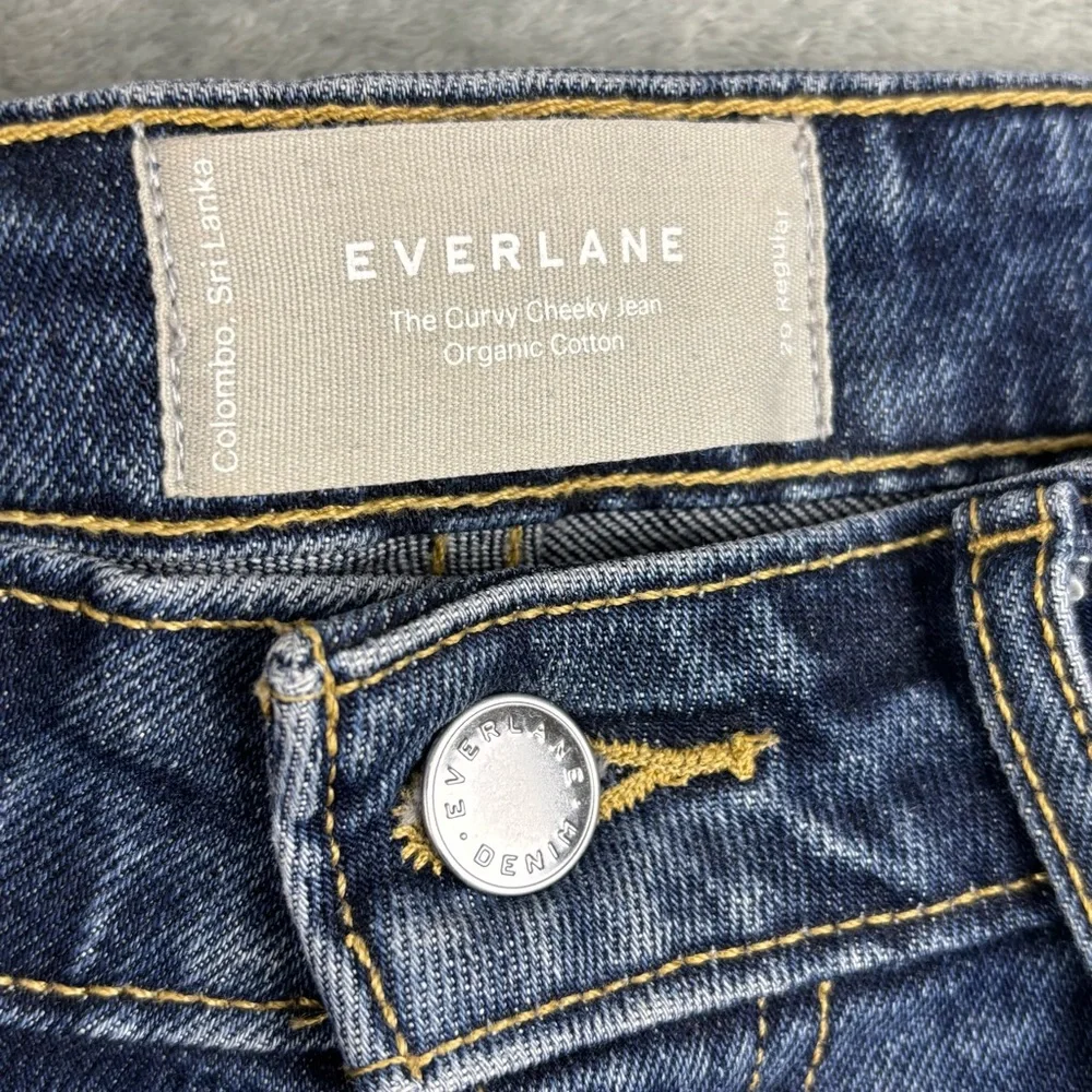 Everlane The Curvy Cheeky Jean Womens 29 Organic Cotton Ankle High Rise (29X27)